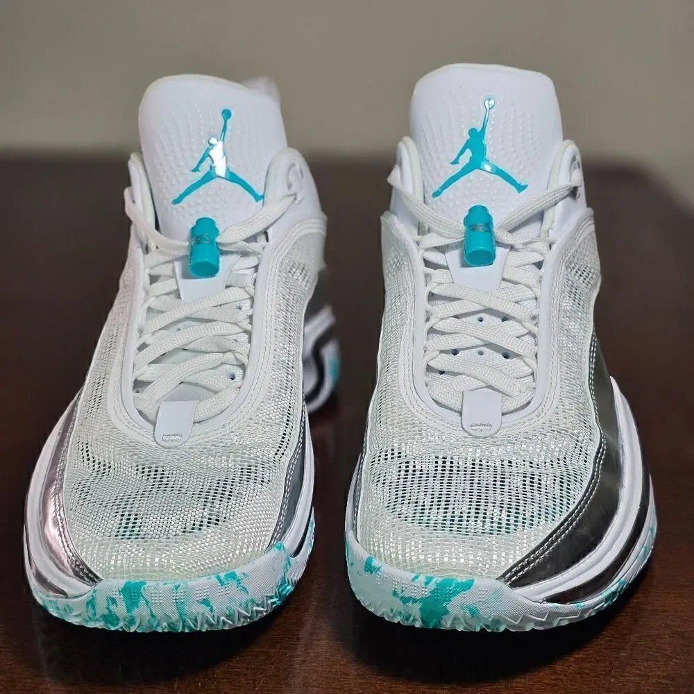 Nike Air Jordan XXXVI 36 Low PF Guo Ailun Women's 10 Silver Jade DM9032-130 Shoe